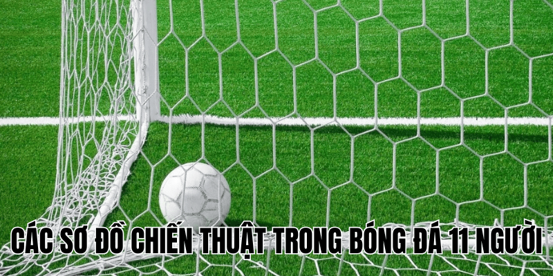 Các Sơ Đồ Chiến Thuật Trong Bóng Đá 11 Người