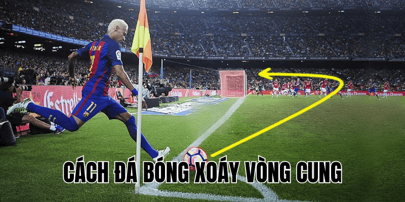 Cách Đá Bóng Xoáy Vòng Cung